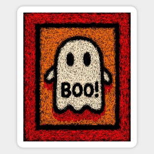 Friendly Ghost | The Cheerful Halloween Boo Magnet